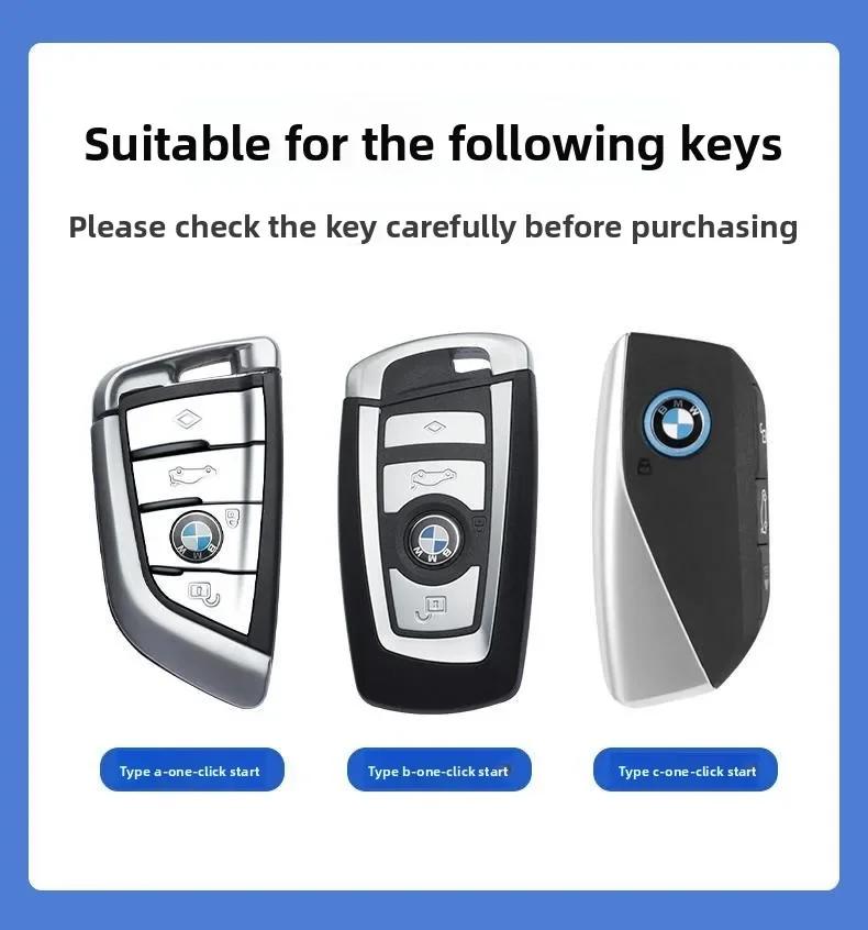Car Key Case Cover for Bmw F20 G20 G30 X1 X3 X4 X5 G05 X6 X7 G11 F15 F16 G01 G02 F48 Accessories Holder Shell BW5