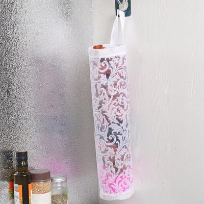 Держатель для мусорных мешков, органайзер для хранения, большая вместимость, простая установка, подвесной диспенсер для хранения мусорных мешков для продуктов