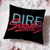 D-Dire S-Straits Rock Cushion Cover Premium Comfort Двусторонняя наволочка - Дизайн «Два в одном» для любой комнаты и салона автомобиля