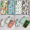 IK74 Watercolour Cacti New High-End Shell Phone Case for Redmi Note 13 14 Pro+ Plus A3 A3X 13X 13C 13R 14S 14C 14R