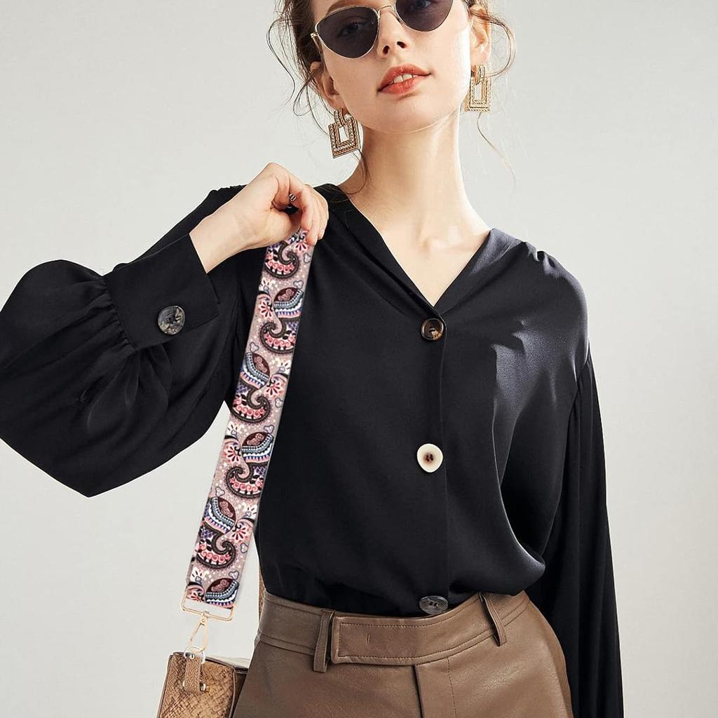 Ремень для сумки через плечо, регулируемый полосатый узор, женский ремень через плечо, сделай сам, утепленный модный нейлоновый новый ремень для сумки