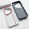 Для Huawei Pura 80 70 Pro Ultra Мягкий чехол из кожи с магнитной застежкой, контрастными цветами кнопок и рамкой для камеры, защита от отпечатков пальцев