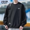 JEEP SPIRIT Мужской спортивный повседневный пуловер с круглым вырезом и длинным рукавом