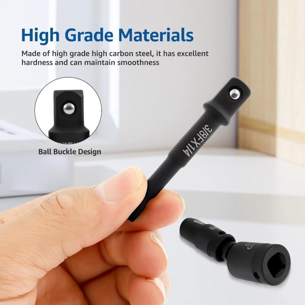 10Pcs/Set Universal Drive Socket Sleeve 12 Point Impact  Socket  Adapter Set  Automotive Servic