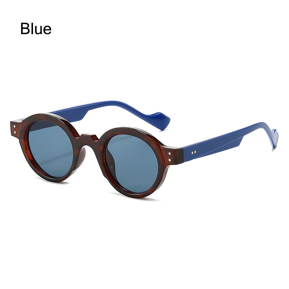 Clear Lens Round Sunglasses Double Color Y2K Glasses Trending Retro Sun Glasses for Women & Men