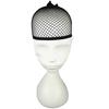 Women Elastic Nylon Wig Cap Open Hair Net Mesh Liner End Black Short Fishnet