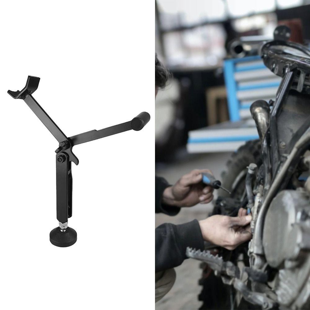 Foldable Motorcycle Lift Stand Labor Saving Motorcycle Wheel Support Stand Motorbike Parts