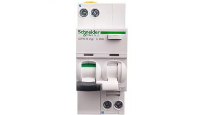 Differential Circuit Breaker 2P 20A C 0.03A Type AC iDPN N VIGI A9D31620