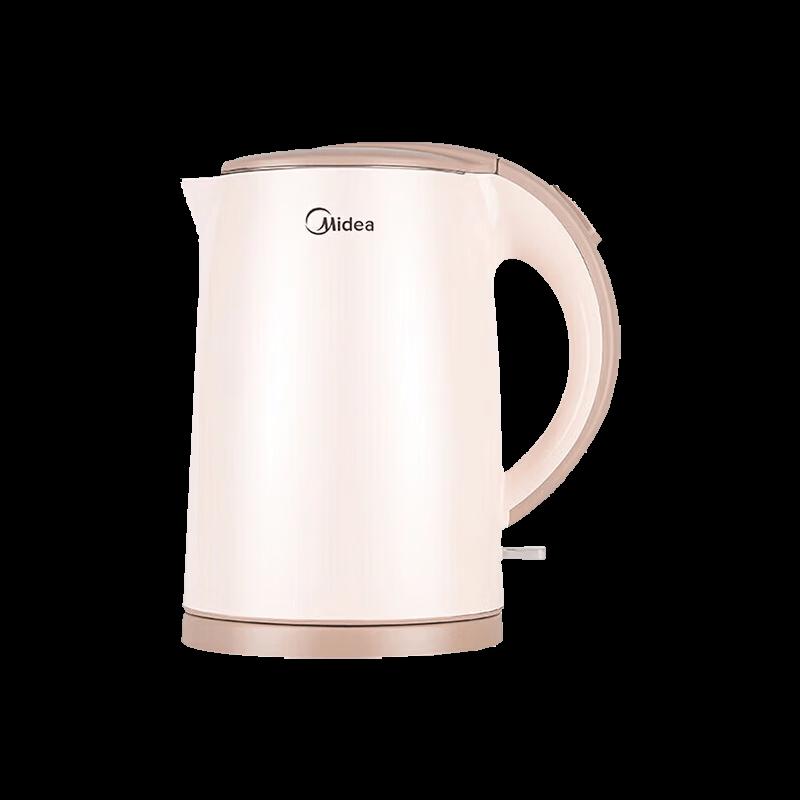 Midea 1.5L Double-layer Anti-scald Electric Kettle CN plug (adapter included)