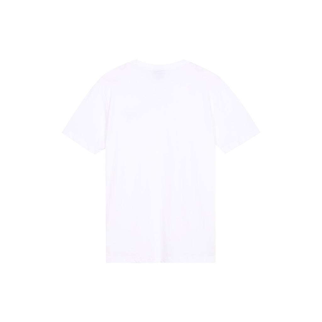 Puma Ess Logo Embroidered Solid Casual Crew Neck T-Shirt Men Tops White 584369-02