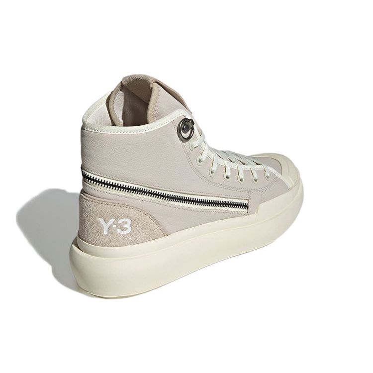 adidas Кроссовки унисекс Y-3 Ajatu Court High Bliss Коричневые кремово-белые облачно-белые H05622