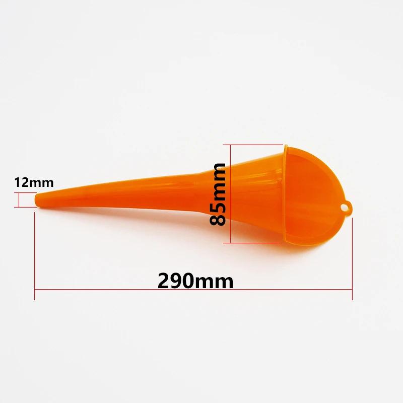 Автомобильная воронка с длинным стержнем, инструменты для заправки бензина и топлива, пластиковая масляная воронка с защитой от брызг, инструменты для заправки мотоцикла, автоаксессуары