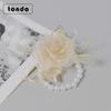 Elegant Bridesmaid Wrist Corsage Bridal Sister Hand Jewelry Wedding Bracelet