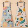 1pcs Apron Fashion Canvas Waterproof Thickened Stain Resistant Apron Gardening Workwear Aprons Kitchen Accessories