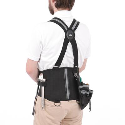 Рабочий пояс-поддержка для талии Поддержка талии Поясница Таз Корсет Фиксированный Сделай сам Рабочий подсумок для хранения Большой размер FW-6 (L)