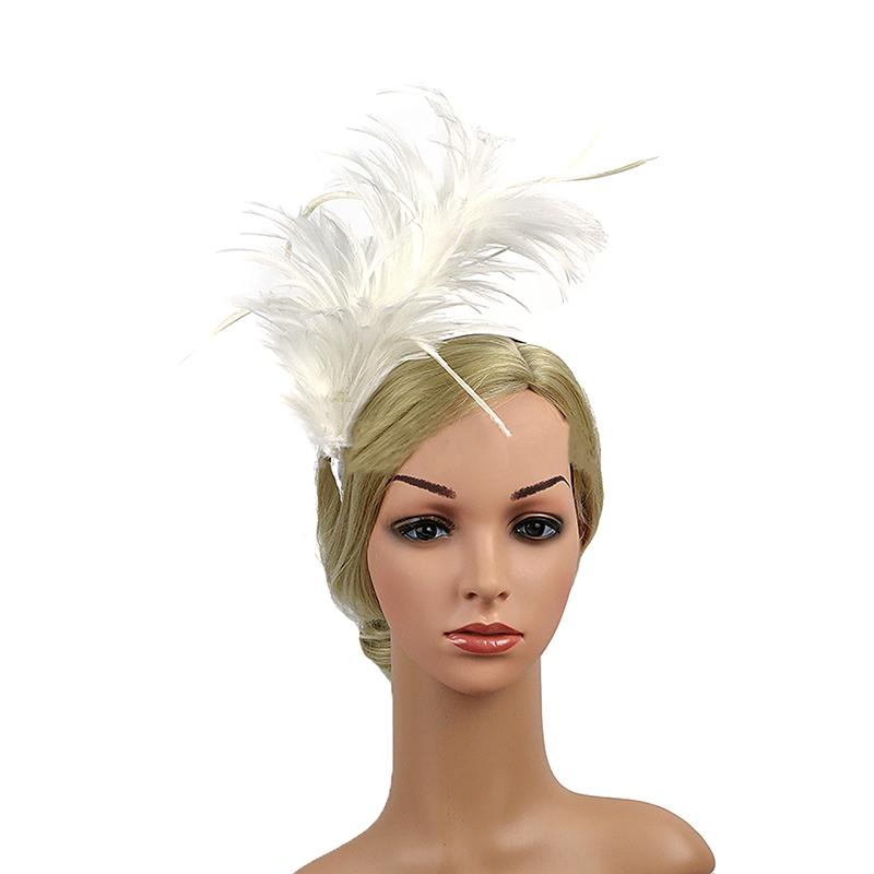 Повязка на голову с перьями, украшение для карнавальной вечеринки, танцевальное представление, повязка на голову