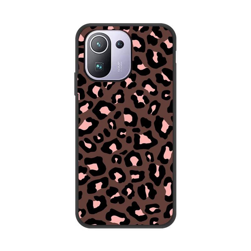 Leopard Print Pattern Phone Case For Xiaomi Redmi 8A 9 K30 Pro 9A Note 8T Note 8 9 Pro TPU Soft Silicone Black Cover