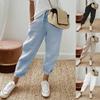Women's Cotton Linen Pants Pocket Elastic Casual Pants Women's Pants
