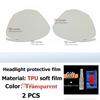 For MINI Electric Aceman 2025-2026 Car Headlight Protective Car Film Transparent Black TPU Exterior Sticker Car Accessories
