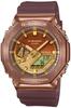 Часы с металлическим покрытием CLASSY SERIES Brown Matte Skeleton [Casio] G-Shock GM-2100CL-5AJF [] OFF-ROAD Мужские