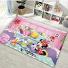 3D Minnie Mouse Daisy Duck Cartoon Themed Carpet Bedroom Living Room Sofa Rug Children's Room Large Area Decor Mat Potdemiel