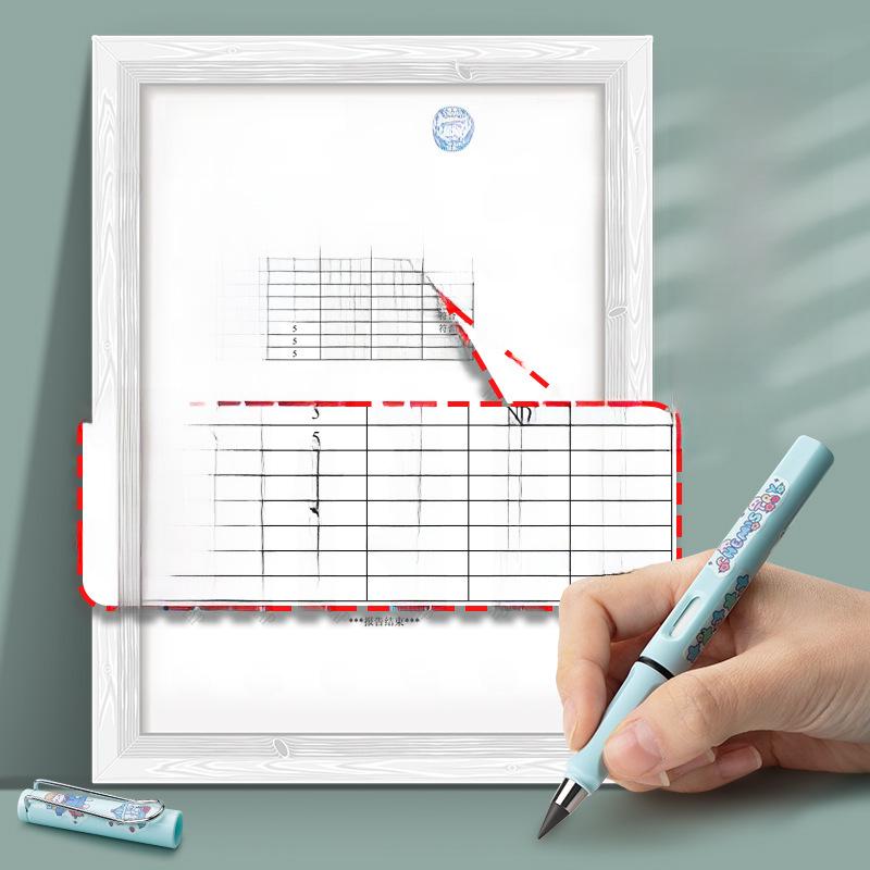 Вечные карандаши: Прочные сменные карандаши для постоянного письма и рисования без заточки, идеально подходят для учеников начальной школы и детей.