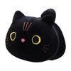 ORIJIRI Плюшевая игрушка-кот Черный кот Мочинеко Подушка Милая подушка для тела Пушистая жевательная игрушка Исцеление (черный)