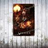 Видеоигра Quake Металлический Декор Постер Винтажная Жестяная Вывеска Металлическая Вывеска Декоративная Табличка для Паба Бара Мужской Пещеры Клуба Настенное Украшение