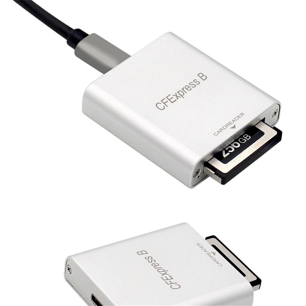 Кардридер из алюминиевого сплава для карты памяти CFexpress Type B USB 3.1 Gen2 10 Гбит/с