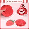 36 PCS Strawberry Hanging Swirl Banner, Strawberries Party Decorations Berry Theme First Birthday Hanging Swirl Ceiling Strawberries Birthday Banners