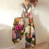 Women's Loose Casual One-piece Summer Floral Print Jumpsuit