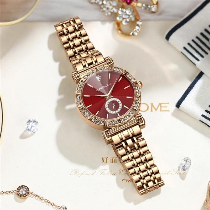 Luxury Watches For Women Waterproof Stainless Steel Woman Watch Elegant Fashion Quartz Ladies Wristwatch