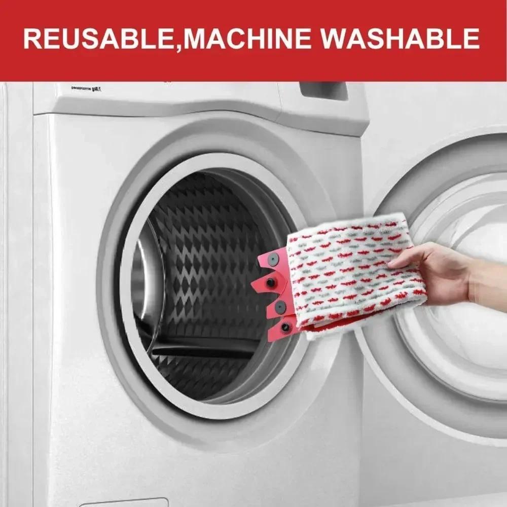 Многоразовая плоская насадка для швабры-отжима High Quality Замена для Vileda UltraMax Быстросохнущая Машинная стирка Микрофибра Накладка для швабры