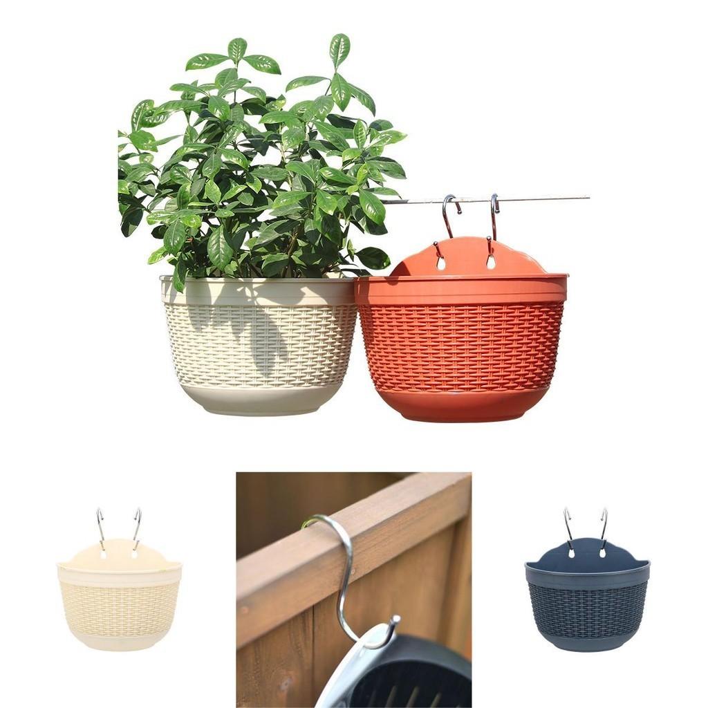 Unique And Stylish Wall Hanging Flower Pot For Garden Fence Or Balcony Decor