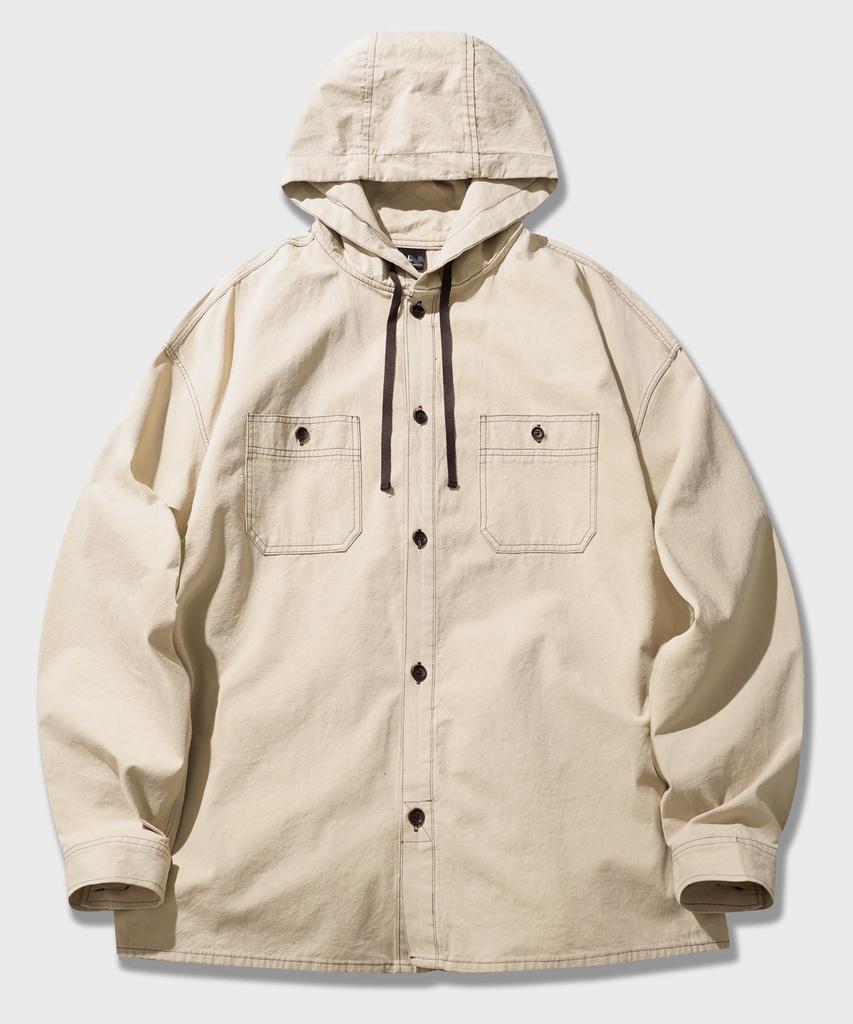 WV PROJECT Rover Hoodie Shirt Grey Beige Jnls7768