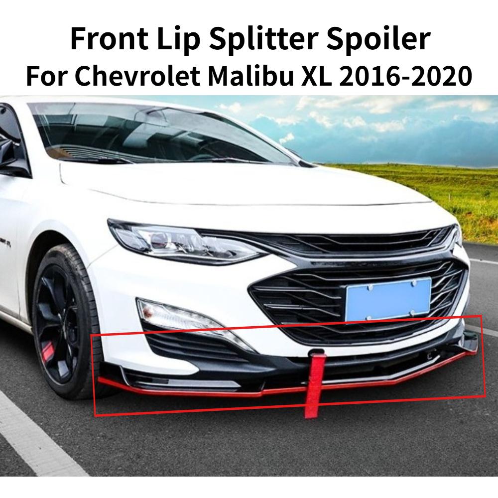 Front Lip Splitter For Chevrolet Malibu XL 2016-2020 Front Bumper Spoiler Sport Lower Body Kit Exterior Modification Parts