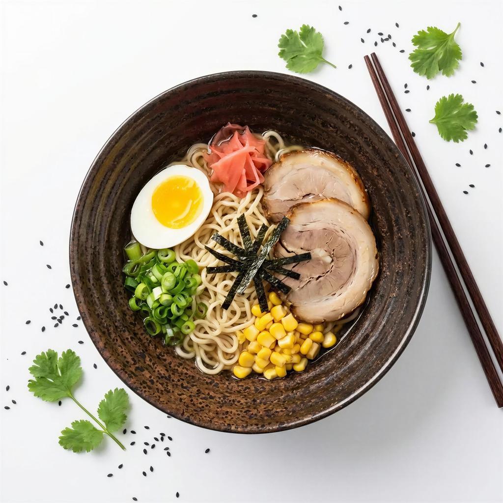 BOWL DEEP PLATE FOR RAMEN NOodles, Soups, 1L DINNER BOWL 20cm