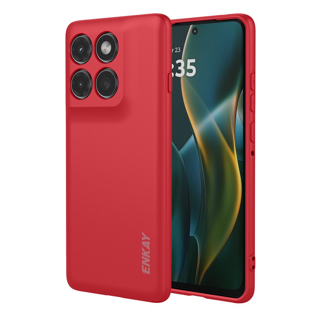 Для Motorola Edge 60 Pro 5G Силиконовый чехол ENKAY HAT PRINCE Прямоугольный чехол для задней панели мобильного телефона