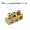 Разъем латунного провода проводника разветвителя высокой мощности, быстрый электрический разъем