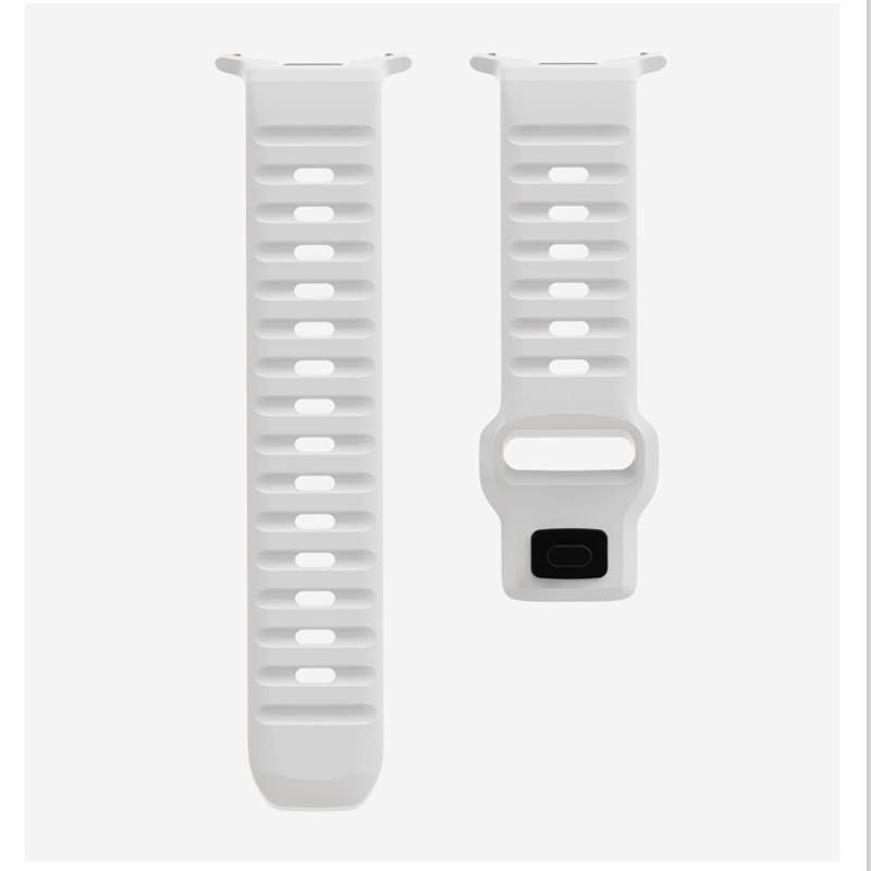 For Samsung Galaxy Watch 7 Ultra Strap 47mm Accessories Correa Sport Silicone Bracelet For Samsung Galaxy Watch Ultra Band 47 Mm