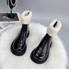 Британский взрыв Челси тонкие короткие сапоги женские 2024 осень и зима новые простые ноги маленькие бархатные хлопковые сапоги дымоход