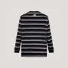 Adidas Unisex Casual Striped Long-Sleeve T-Shirt