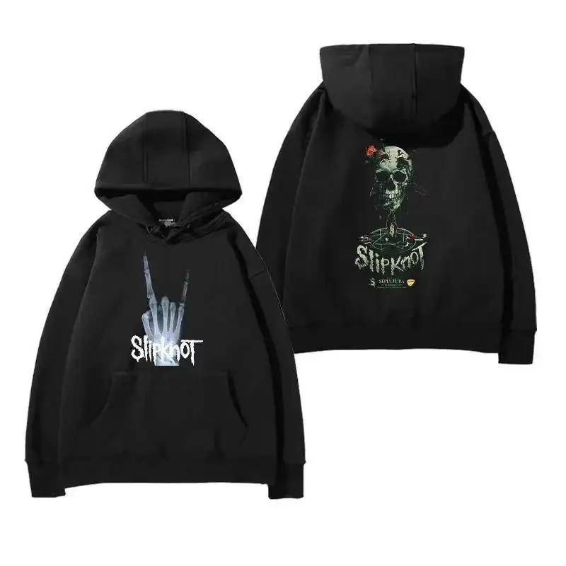 Slipknot Live Knot Band Худи Мужская Хэви-метал Рок Surrou Певец Графический Принт Крутой Музыкальный Подарок Повседневные Свитшоты для Фанатов