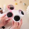 Comb Cartoon Hair Brush Hair Comb with Mirror Folding Airbag Comb Air Cushion Comb Massage Comb