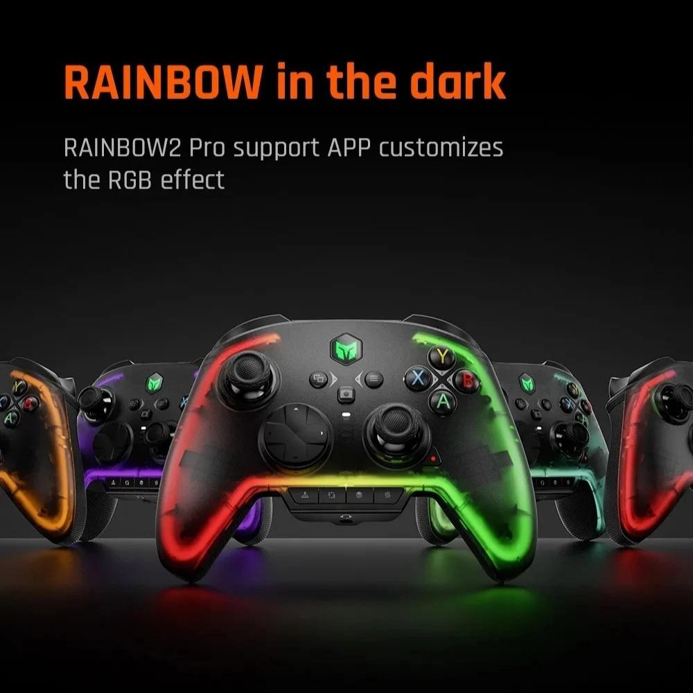 BIGBIG WON Rainbow2Pro Wireless Gaming Controller Apex Anti-curve Hall Trigger 2.4G Bluetooth Gamepad for PC/ Switch/ANDROID/PS