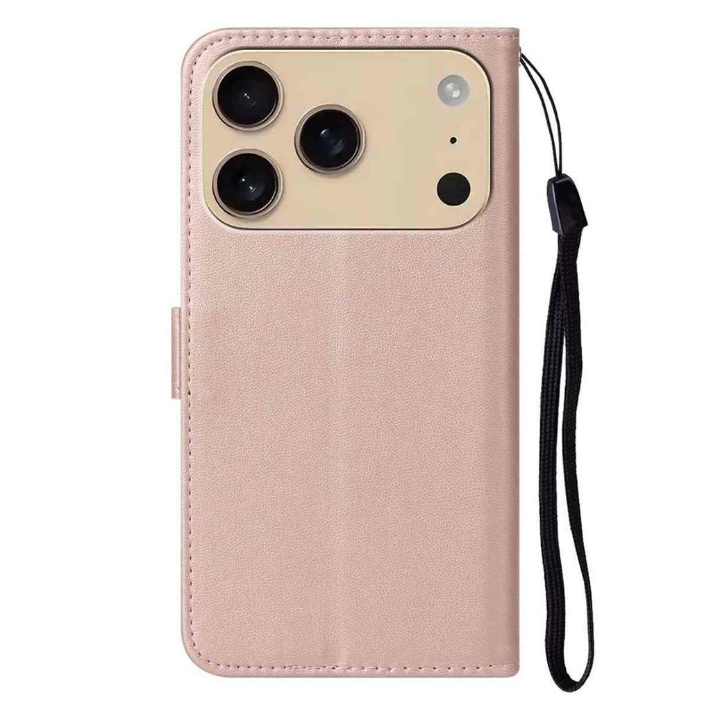 Чехол-книжка из ПУ кожи для iPhone 17 Pro с держателем для карт