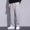 Men Thick Sweatpants Autumn And Winter Drawstring Waist Loose Casual Pants Fleece Lined Warm Trousers