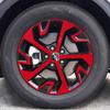 Lridescent Car Wheel Hub Stickers Self Adhesive Holographic Decals for Alloy Rims Waterproof For Kia Sportage NQ5 2022 2023 2024