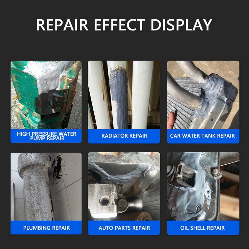 200 ℃ клей для ремонта металла, супер клей, железная сталь, автоматический радиатор, резервуар для воды, специальный клей для устранения утечек, сварочный клей
