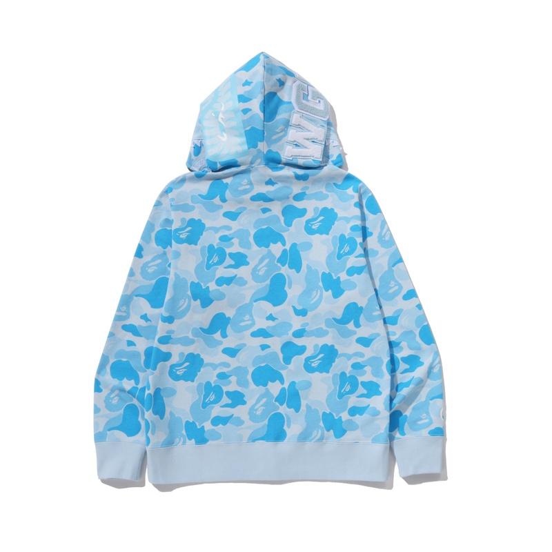 Худи на молнии A Bathing Ape Icy Bape ABC Camo Shark 'Sax' Мужское 0ZXSWM001151Q